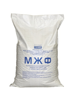 Фильтрующий материал Raifil МЖФ (17,8 л, 25 кг) удаление железа и марганца